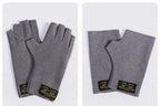 Fleece Half-Finger Fishing Gloves, Stretch, One Size – product photo
