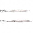 Long Casting Metal Jig, Mirror Silver, 60–80 g (2.1–2.8 oz) – product photo