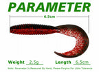 Two-Tone Curly Tail Grub Soft Baits, 6.5 cm (2.6 in), 10 Pack – product photo
