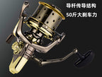 Long Cast Metal Spinning Reel, 8000-12000, Front Drag – product photo