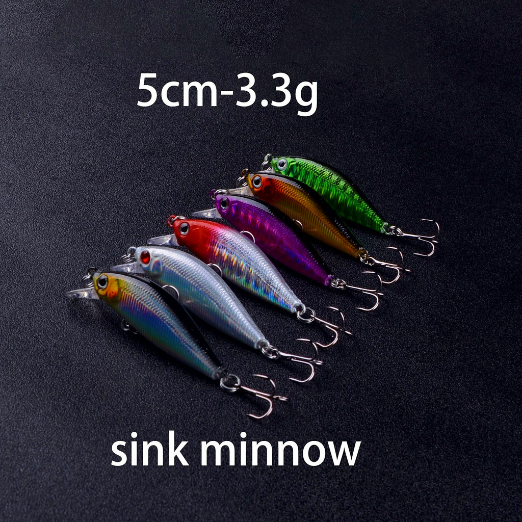 Sinking Minnow Lure, 5 cm (2 in) 3.3 g (0.12 oz) – product photo