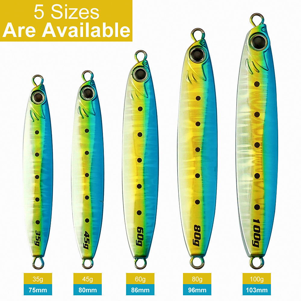 Metal Jig Iron Plate Lure, 35–100 g (1.2–3.5 oz) – product photo
