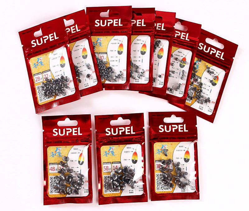 Split Shot Sinkers, Pinch-On Open Style, Sizes G5–5B – product photo