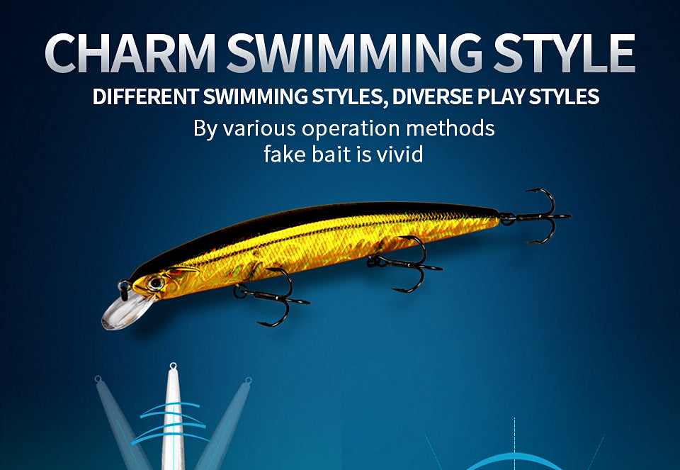 Sinking Minnow Lure, 13 cm (5.1 in), 21 g (0.74 oz) – product photo