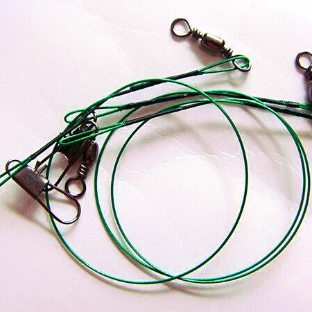 Wire Leader with Swivel and Snap, 10–25 cm (4–10 in) – product photo