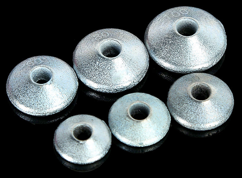 Galvanized Iron Round Sinkers, 1.06–3.53 oz (30–100 g) – product photo