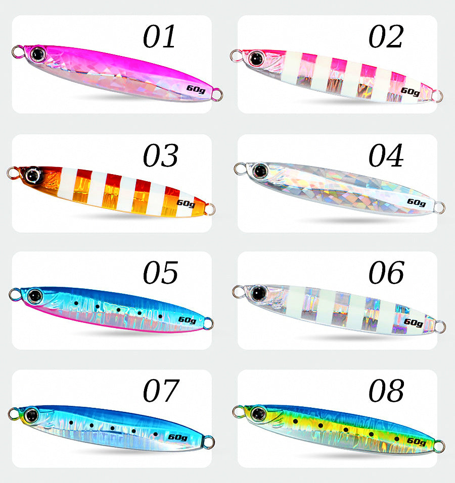 Slow Jigging Metal Jig, 35–100 g (1.2–3.5 oz) – product photo