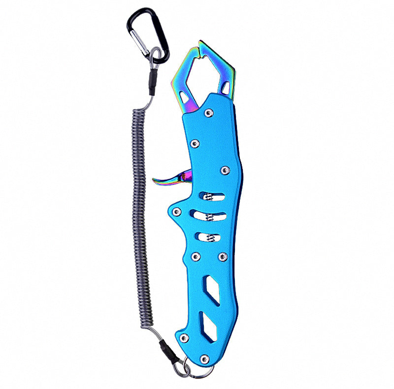 Fish Gripper Tool, Stainless Steel and Aluminum Alloy, Long Handle