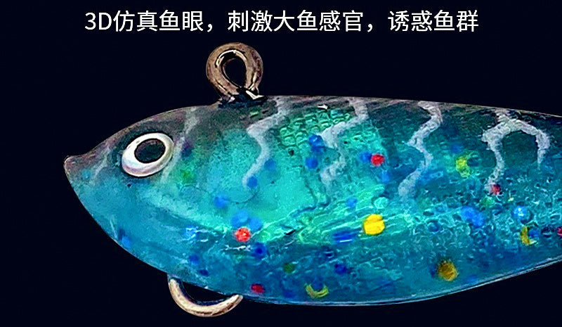 Weedless Lead Head Soft Bait with Spinner Blade, 7 g (0.25 oz) – product photo