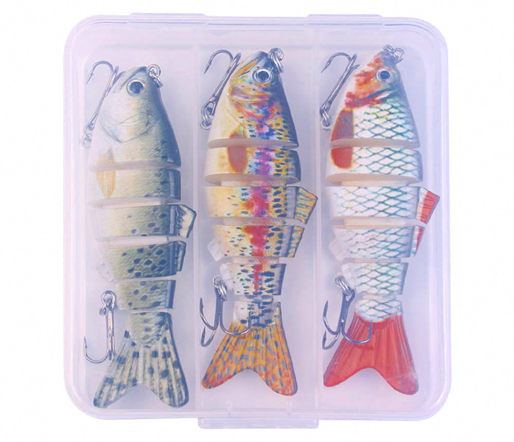 Multi-Jointed Swimbait Hard Bait, 10 cm 18 g (0.63 oz) – product photo