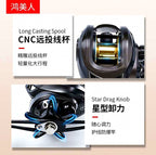 AK2000 Baitcasting Reel, 18+1 Bearings, Left or Right Hand – product photo