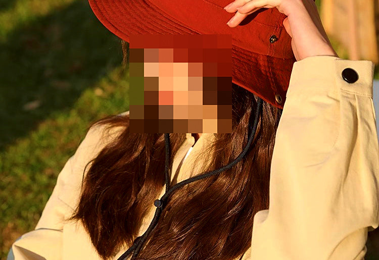 Adjustable Wide Brim Bucket Hat, 52–60 cm (20.5–23.6 in) – product photo