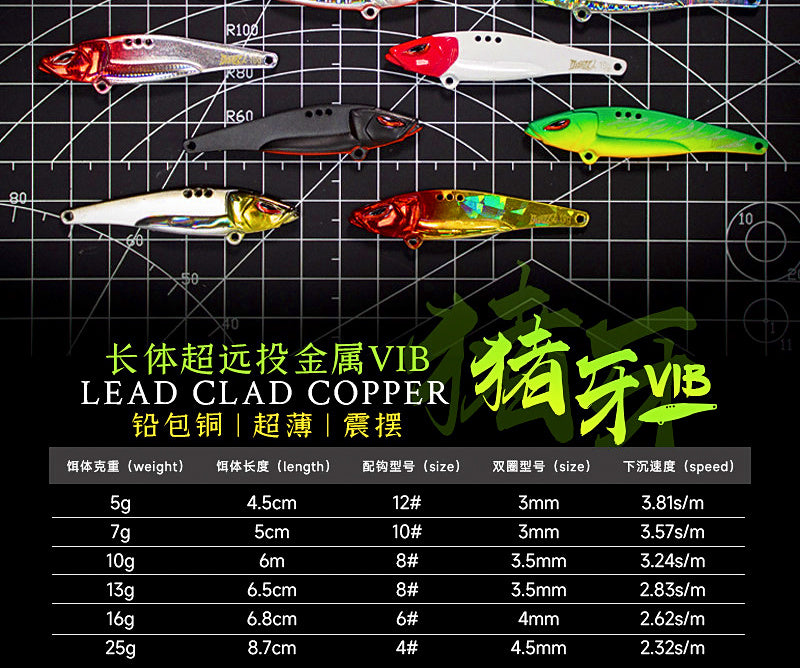 Metal VIB Vibration Lure, 5–25 g (0.18–0.88 oz) – product photo