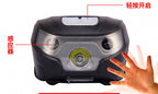 USB Rechargeable Sensor Headlamp for Night Fishing – product photo