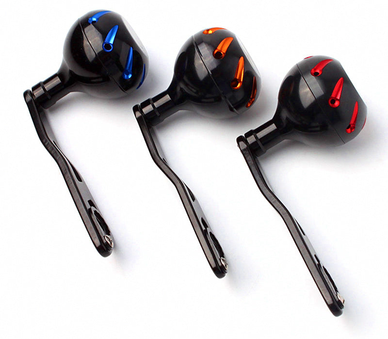 Aluminum Single-Arm Baitcasting Reel Handle, Round Knob – product photo