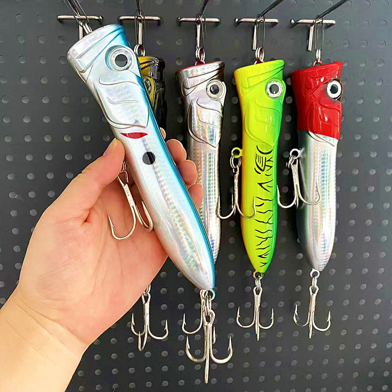 Large Saltwater Popper Lure, 18.5 cm (7.3 in), 106 g (3.7 oz) – product photo