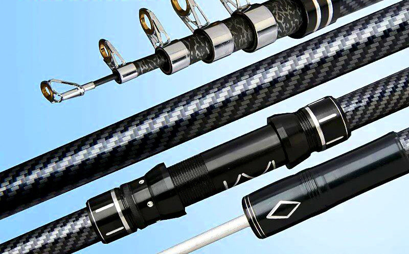 Fiberglass Sea Casting Rod, 5-Piece, 2.1–4.5 m (6.9–14.8 ft) – product photo