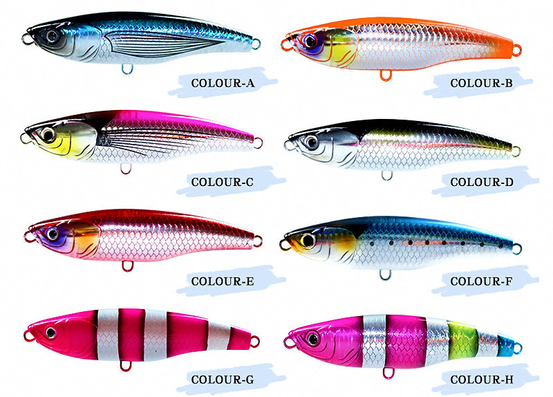 Sinking Pencil Lure, 115–125 mm, 52–78 g (1.8–2.75 oz) – product photo
