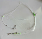 Nylon Bottom Fishing Rig, 1-2 Sinker Clips, 1-3 Hooks – product photo