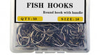 Iseni Barbed Eyed Hooks, 50-Pack, Sizes 1–22 – product photo