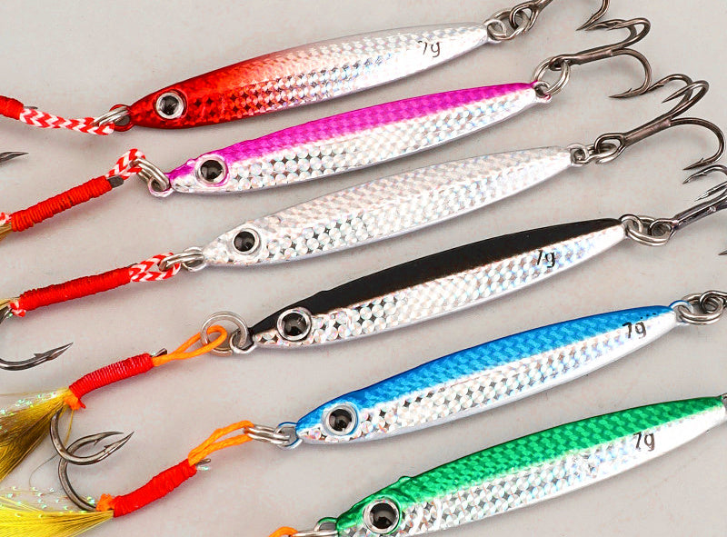 Laser Fish-Scale Metal Jig, 7–40 g (0.25–1.4 oz) – product photo