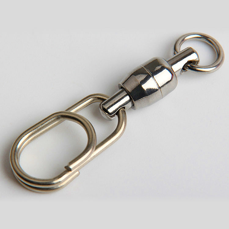 Stainless Ball Bearing Snap Swivel, Sizes 1–6