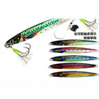 3D Scale Glow Metal Jig with Hooks, 40–200 g (1.4–7.1 oz)