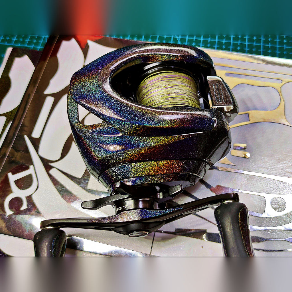 Reel Protective Skin Film Set, Pre-Cut Baitcaster Wrap