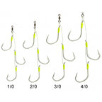 Three-Hook Assist Hook Rig for Jigs, Sizes 1/0–4/0