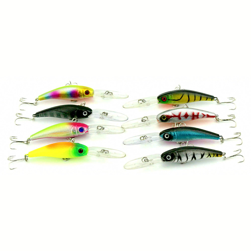 Deep Diving Minnow Hard Bait, 100 mm, 7.8 g (0.28 oz)