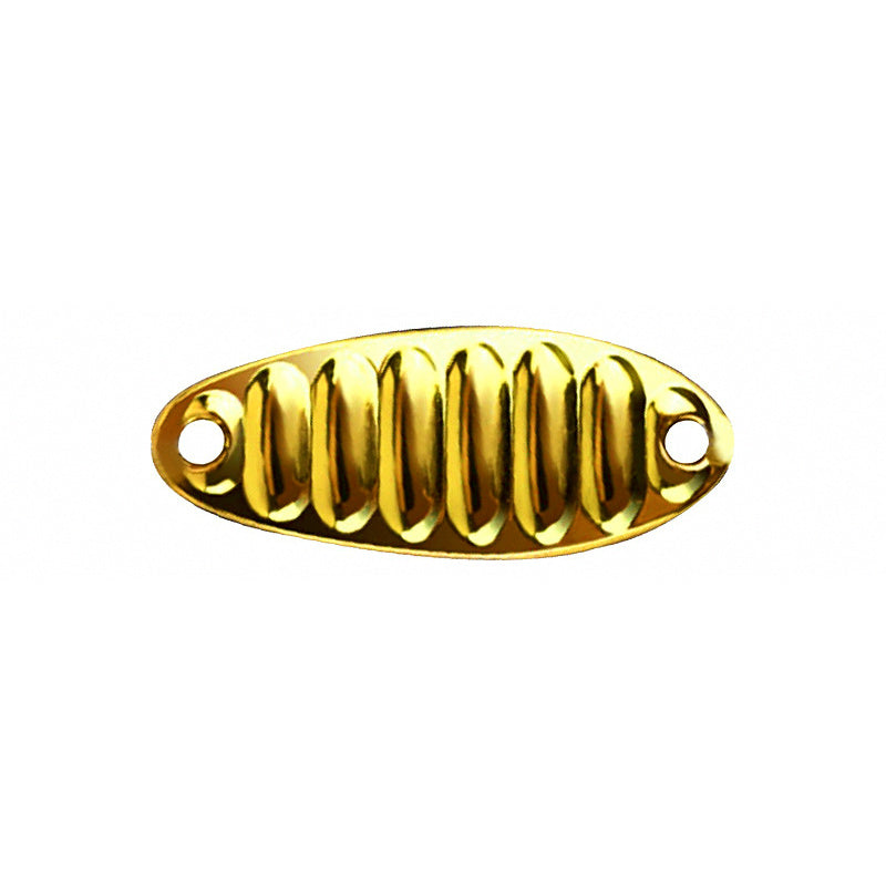 Blank Metal Spoon Lure, Gold or Silver, 1.5–25 g (0.05–0.9 oz)