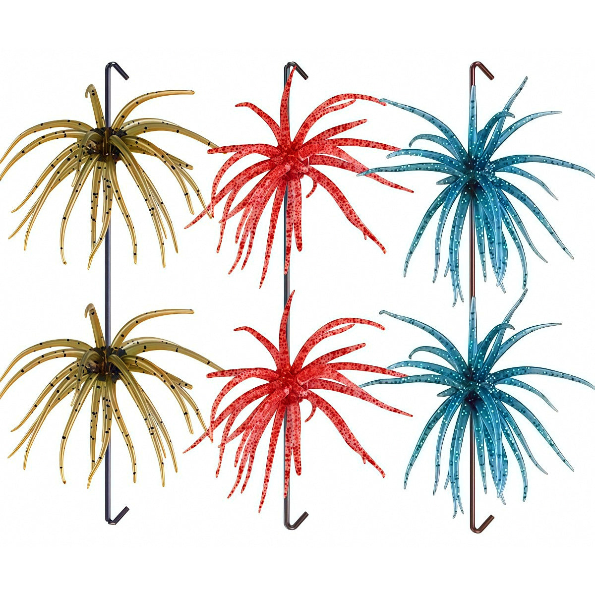 Sea Urchin Soft Lure, Floating, 1.9–8.7 g (0.07–0.31 oz)