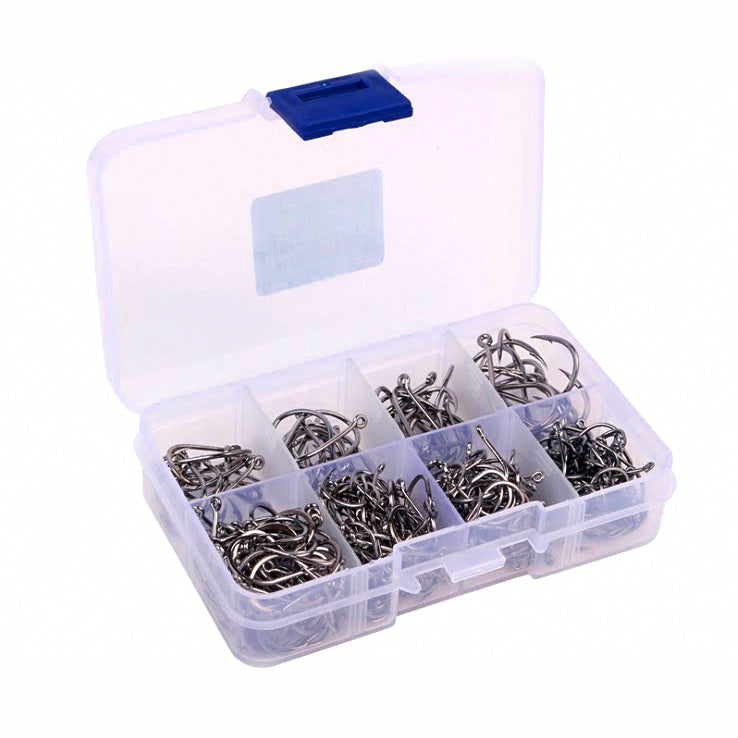 Barbed Eyed Iseni Hook Assortment Kit, 300 pcs