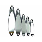 Bent Angled-Cut Spoon Lure, Unpainted, 5–25 g (0.2–0.9 oz)