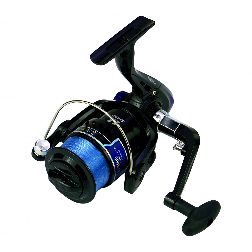 Spinning Reel with Line Spooled, Sizes 2000–10000