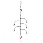 Multi-Hook Bait Rig with Sinker, Iseni Hooks, 5 Rigs