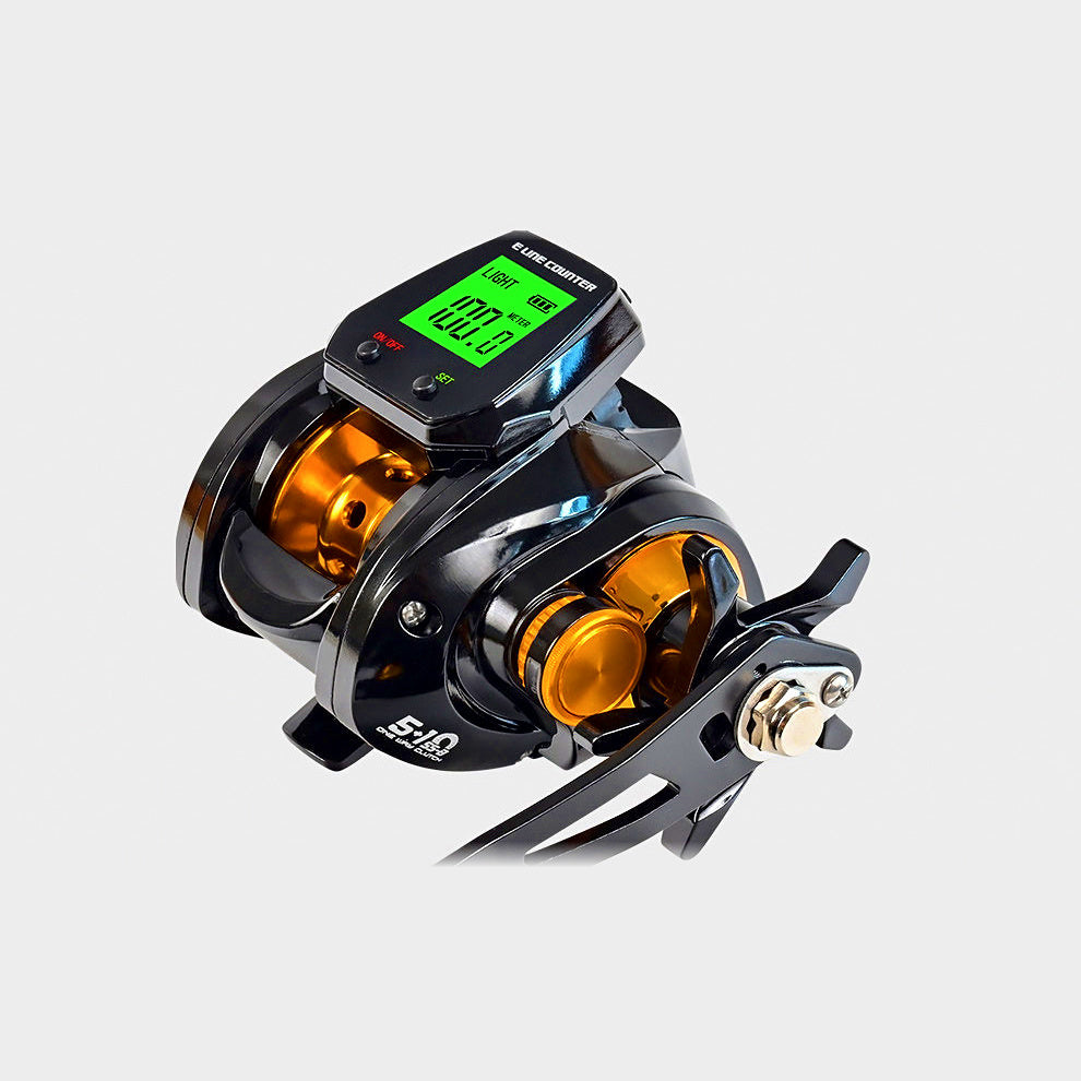 Baitcasting Reel, 7.2:1 Gear Ratio, 8 Bearings, Black
