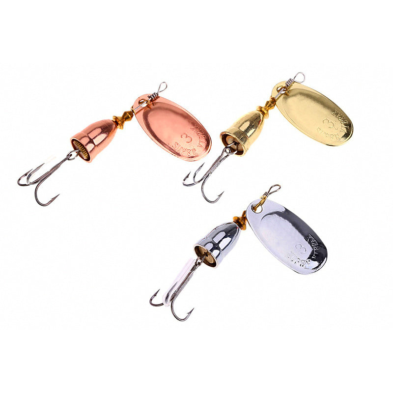 Spinning Spoon Lure with Treble Hook, 4–19 g (0.14–0.67 oz)