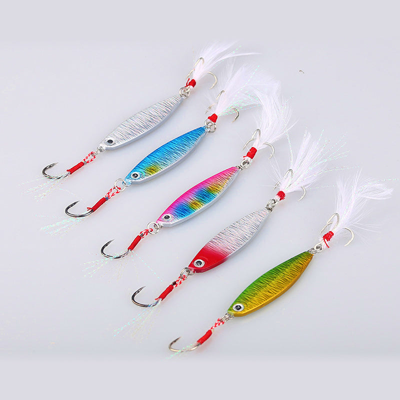 Casting Metal Jig Spoon, 7–30 g (0.25–1.06 oz)