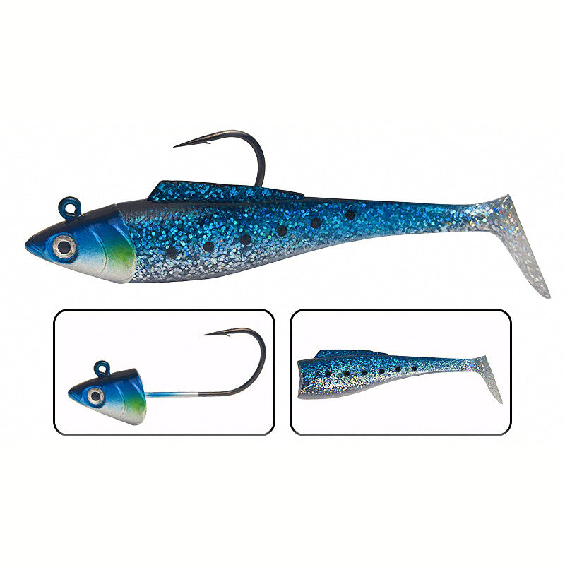 Paddle Tail Swimbait w/ Jig Head, 36–82 g (1.3–2.9 oz)