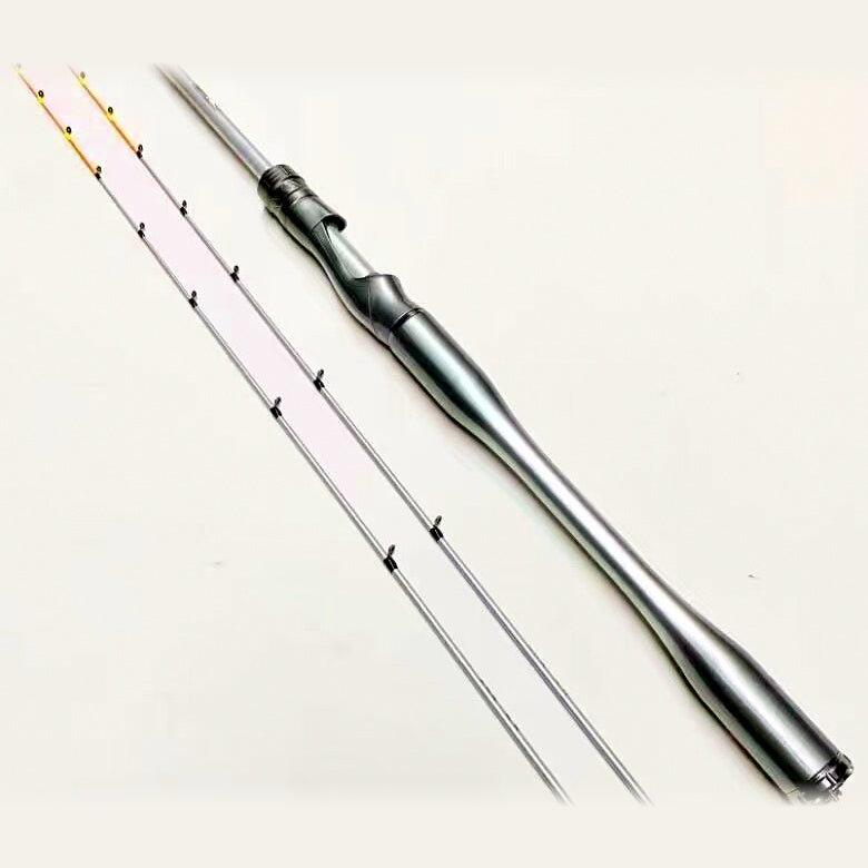 Silver 2-Piece Carbon Boat Rod, 1.6–1.7 m (5.2–5.6 ft)