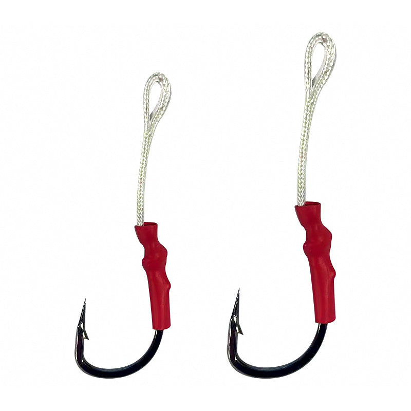 Stainless Barbed Ring Hook for Jigs & Boat Fishing, 1/0–10/0