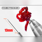 Bloodworm Bait Threader Pen, Quick Worm Hook Loader