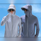 UPF 50+ Fishing Sun Hoodie, Removable Brim, Men's
