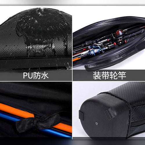 Fishing Rod Case Bag, 110–140 cm (43–55 in), Reel-Ready