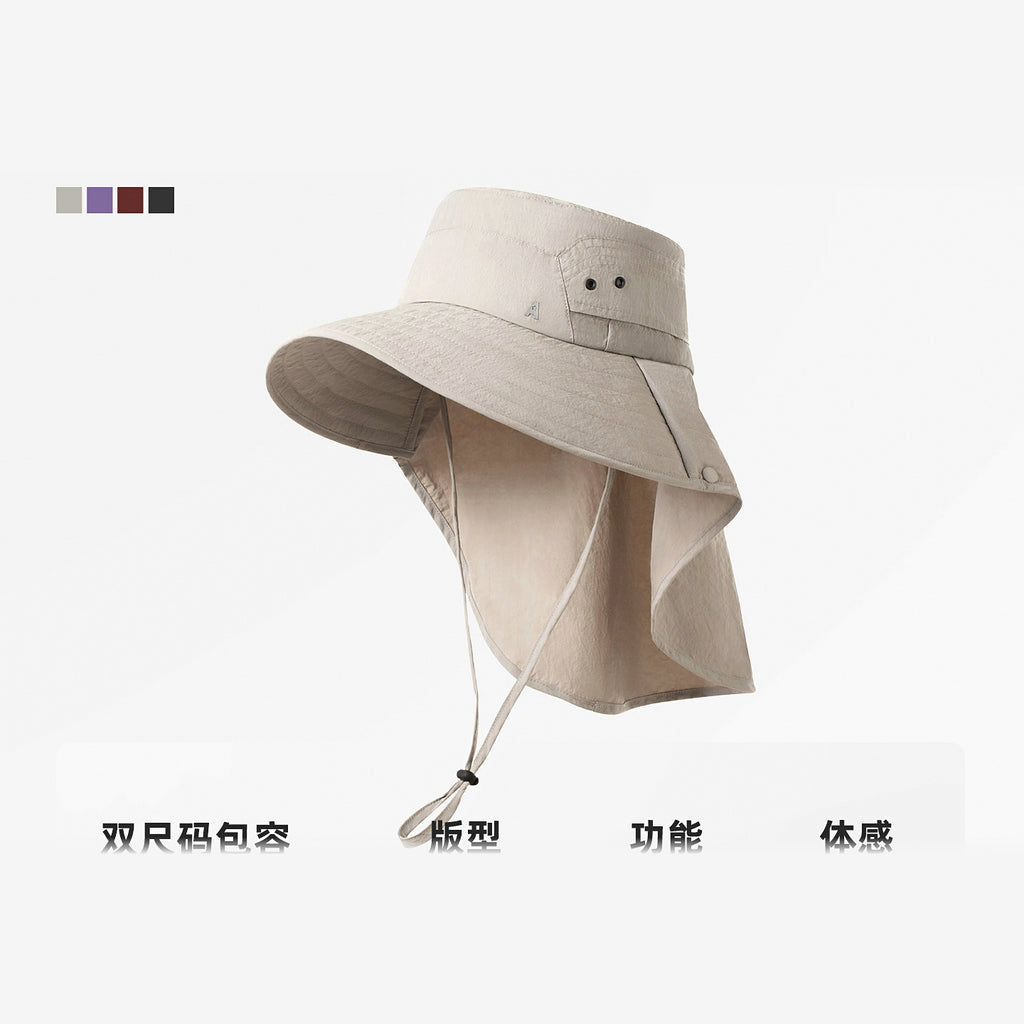 UPF 50+ Sun Bucket Hat, Wide Brim, Foldable Fishing Hat
