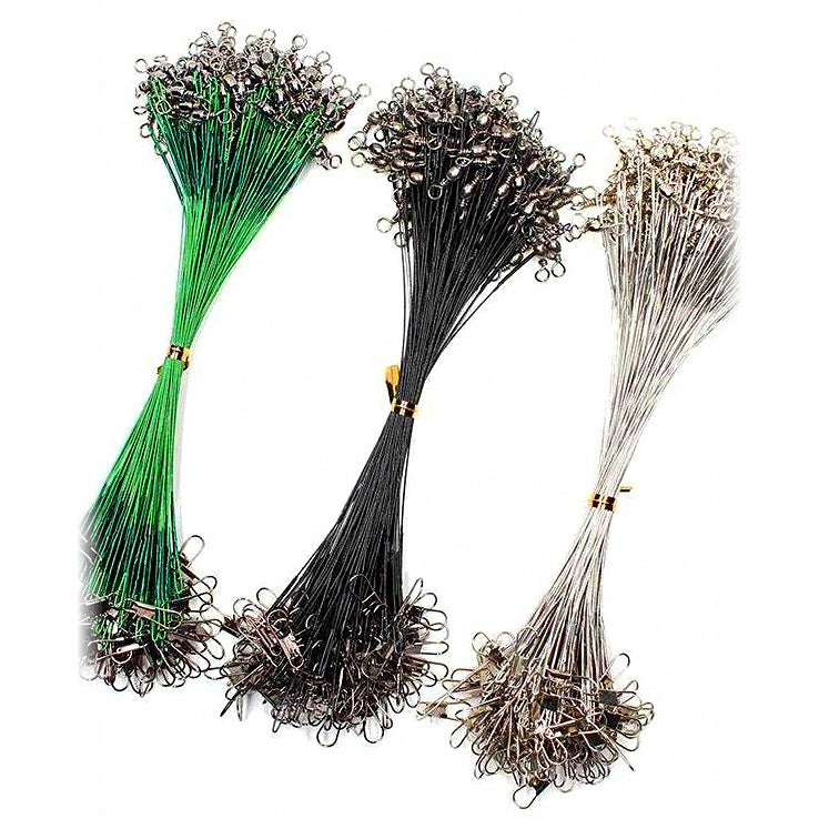 Pre-Made Wire Fishing Leaders, 15–30 cm (5.9–11.8 in)