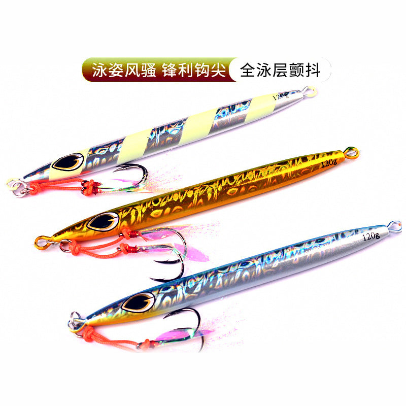 Fast-Sinking Metal Jig, 120–400 g (4.2–14.1 oz)