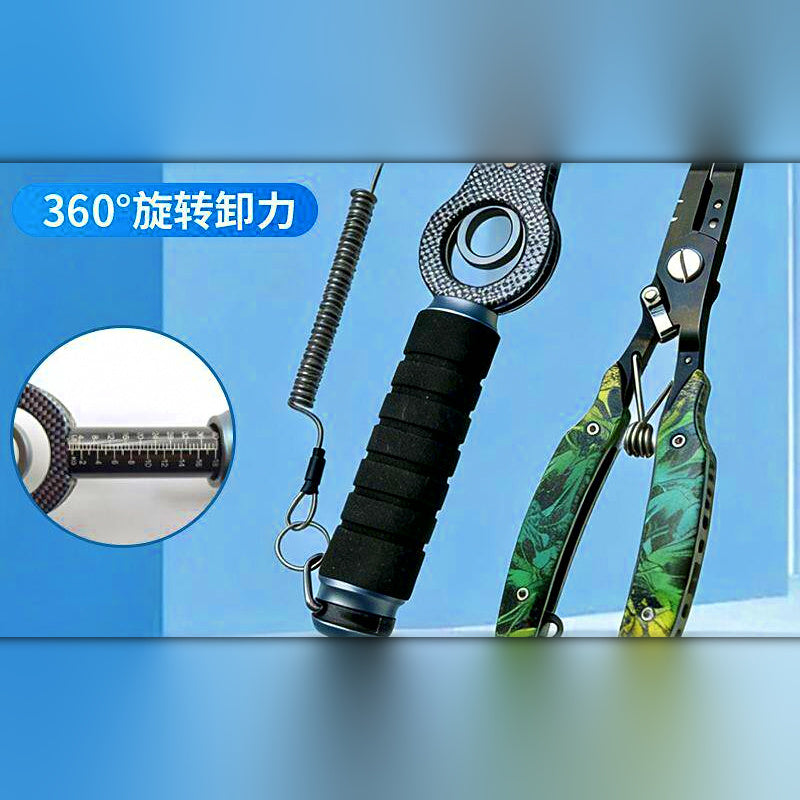 Fish Gripper with Scale & Hook Remover Pliers Set