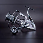 Full Metal Stainless Steel Saltwater Reel, 12 Bearings, 4.8 Ratio